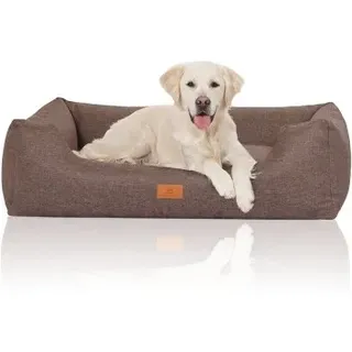 Knuffelwuff Hundebett Lotte XXL 120 x 85 cm graubraun