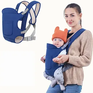 Babytrage Neugeborene Ab Geburt,Tragetuch Baby Neugeboren,Babytrage Ab Geburt,4-in-1 Babytrage mit 4 Tragepositionen,Einfach zu Tragen Gesicht in Gesicht nach für Säuglinge und Kleinkinder