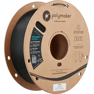 Polymaker HT-PLA Filament PLA, HT-PLA Hochtemperaturbeständig, Highspeed Filament 1.75mm 1000g Grau