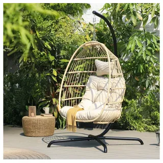 Home Deluxe Hängesessel Loma 1-Sitzer Beige