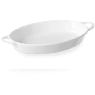 HENDI Ofenform mit Ohrengriffen, oval, 165x105x30 mm