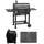 XL Holzkohlegrill inkl. Haube + Wendeplatte