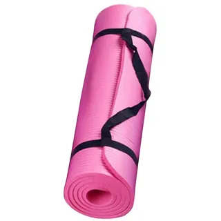 Dream Room Yogamatte rutschfest Schadstofffrei 1.5cm Dicke Haltbare mit Tragegurt Sport Fitness Yoga Pilate Matte Gymnastikmatte Sport-Fitness-Matte Anti-Rutsch-Matte zum Abnehmen 60x25x1.5cm