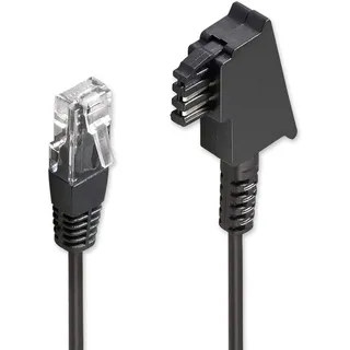 PerfectHD TAE Kabel - DSL ADSL VDSL Kabel - Anschlusskabel für FritzBox - TAE Anschlusskabel - Router - 6 Meter lang - 4 Verschiedene Längen