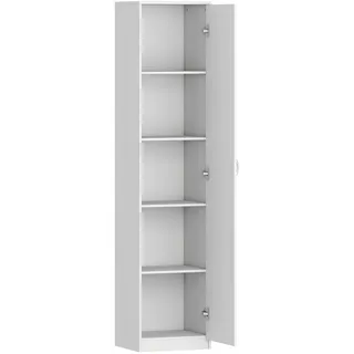 Homcom Küchenbuffet 40 x 35 x 180 cm Rustikal-Braun/Weiß