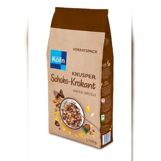 Kölln Knusper Schoko-Krokant Müsli 1,7 kg, 1 St.