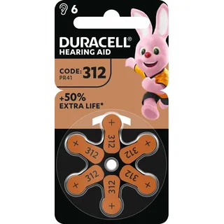 Duracell Hörgerätebatterie 312 160 mAh 6 St.