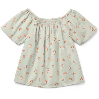 Tchibo - Kinder-Bluse - Mädchen - Gr. 158/164 - creme/geblümt