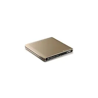 techPulse120 portables USB 3.0 4K UHD 3D M-Disc BDXL HDR10 Laufwerk Blu-ray Brenner Burner Superdrive Ultra-Slim BD DVD CD für Netbook Notebook Ultrabook Windows Mac OS Apple iMAC MacBook Alu Gold