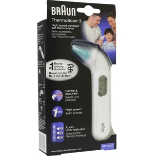 Braun ThermoScan 3 IRT 3030 Infrarot Ohrthermometer