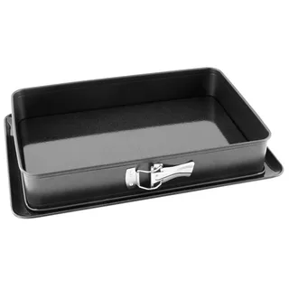 Zenker 6110 Blechkuchenspringform mit Servierboden