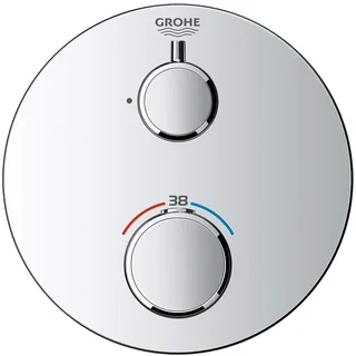Grohe Grohtherm Duschthermostat rund für 1 Verbraucher Chrom 24075000
