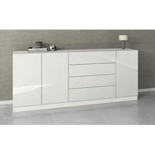 borchardt Möbel Sideboard Vaasa, Breite 190 cm weiß