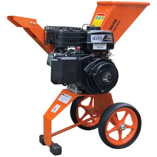 Forest Master Benzin Häcksler 6 PS 4-Takt Motor 208 CCM AST Laub Holz Garten-Häcksler Garten-Schredder Motor-Häcksler Trommelhäcksler