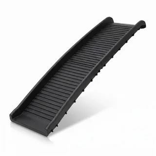MuCoLa Hunderampe klappbar max 90 kg Schwarz