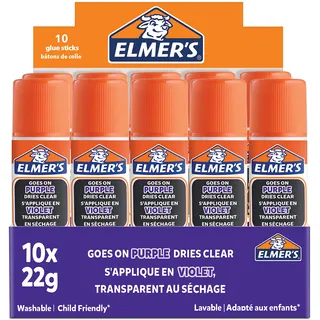 Elmer's Klebestift | trocknet klar | 22 g & 10 Stück