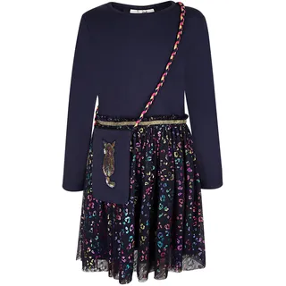 happy girls Sommerkleid HAPPY GIRLS "dress", Mädchen, Gr. 128, EURO-Größen, blau (navy), Stoff, 100% Baumwolle, normal, Kleider Sommerkleid