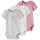Kid s Body S/S Flower 3-Pack Alltagsunterwäsche Gr 86 grau