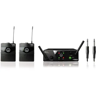 AKG WMS40 Mini 2 Mix Kabelloses Mikrofon-/Instrumenten-System Instrument Schwarz