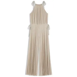 BOSS Jumpsuit Edecki mit Plissee-Falten (1-tlg) beige|braun XL (42)