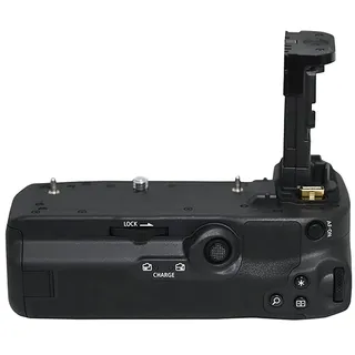 R5/R6 Batteriegriff BG-R10, kompatibel mit Canon EOS R5 R5C R6 R6 Mark II Kameras, Synchronisation der Funktionen, bietet Platz für 2 LP-E6/N/NH wiederaufladbare Lithium-Ionen-Akkus für