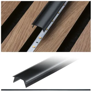 Paulmann LED Strip Aufbauprofil Schwarz