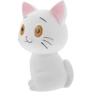 ORFOFE Kreative Katzen Spardose aus Vinyl mit Sicherem Münzbehälter und Niedlichem Design Geschenk zum Geburtstag und Charmante Heimdekoration für Kinder