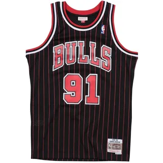 Mitchell & Ness Mitchell & Ness, NBA Chicago Bulls Dennis Rodman Trikot Herren, schwarz/rot, L - L