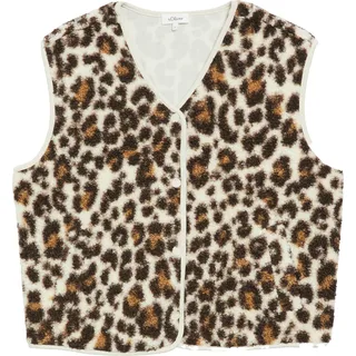 s.Oliver Teddy-Weste Braun XXL