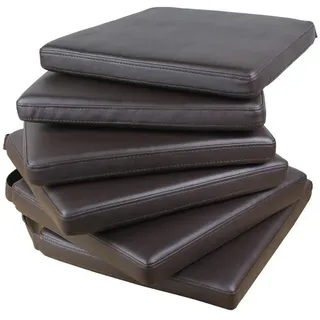 Sedex Sitzkissen, Dunkelbraun, Textil, 46x5x42 cm, Wohntextilien, Kissen, Sitzkissen