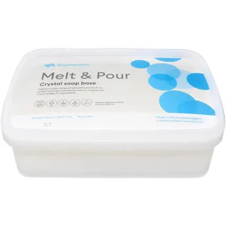 Rohseife zum Seifengießen Transparent 1kg Seifenbasis