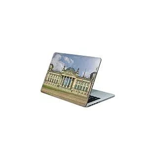 Skins4u Folie Sticker Skin Vinyl Aufkleber mit farbenfrohen Motiven für bis 13 Zoll 30.5x25.4cm Laptop Skin Decal Cover Reichstag