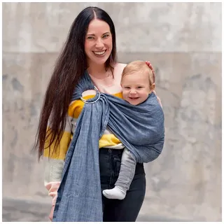 Hoppediz Babytragetuch gewebter Ring-Sling