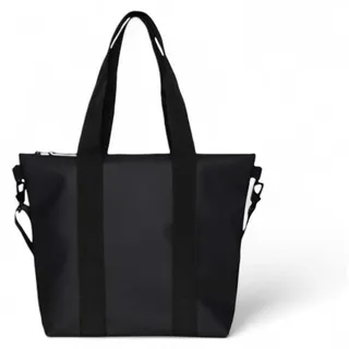Rains Mini Shopper 36 cm aus Polyester Schwarz