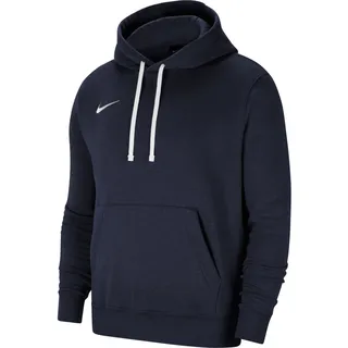 Herren M Nk Flc Park20 Po Hoodie Kapuzenpullover, Obsidian/White/White, S