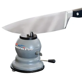 BAYLI Messerschärfer Samurai Pro manueller Messerschärfer, kompakter Messerschleifer