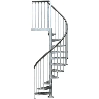 DOLLE Außenspindeltreppe Gardenspin 246-282 cm Metall