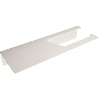 Designfabrik Hamburg Toilettenpapierhalter, Weiß, Metall, Rechteckig, 27x5x10 cm, Badaccessoires
