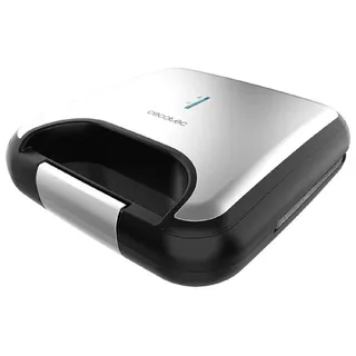Cecotec Sandwichmaker Rock'nToast Square +, 800W Leistung, Quadratische Platten, RockStone Steinbeschichtung, Antihaft, Edelstahl, Umweltfreundliche PFOA-freie Beschichtung