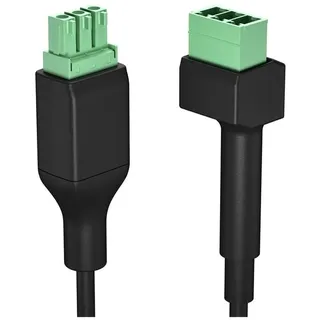 HP Poly Studio A2 Schwarzes Verlängerungskabel für Tischmikrofon Stecker zu Buchse Phoenix Stecker 8M, Konferenzgerät Zubehör