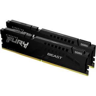 Kingston FURY Beast DDR5 5600MT/s 16GB Kit (2x8GB) CL40 Schwarz KF556C40BBK2-16