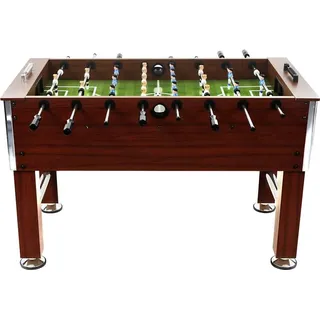 vidaXL Kickertisch Stahl 60 kg 140 x 74,5 x 87,5 cm Braun