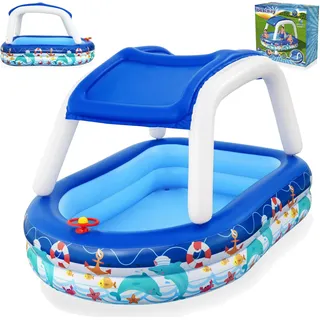 BESTWAY Planschbecken Sweet ShopeTM mit Sonnenschutzdach