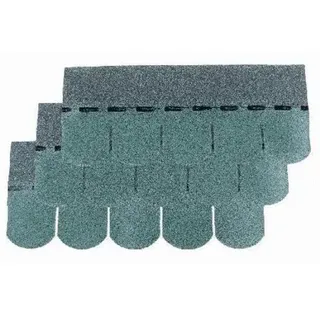 Easy Biber Bitumen-Dachschindeln grün