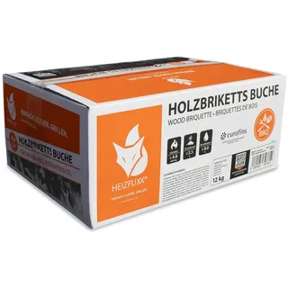 2×12 kg 24 kg Hartholz Holzbriketts Buche – Kamin | Buchenbriketts