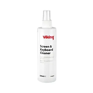 Viking Bildschirm- und Tastaturreiniger Weiß 250 ml