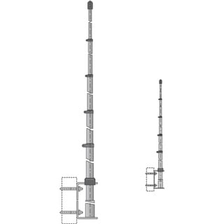 Albrecht 6348 GPA 27 1/2 CB-Stationsantenne Lambda-Typ 1/2