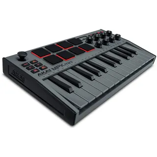Akai Professional MPK Mini MK3 Keyboard Controller, Grau