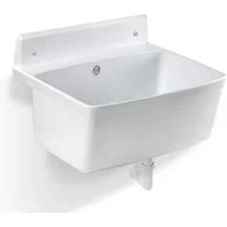 Gospo Gartenwaschbecken, 55x42x22.5cm Haushaltsbecken aus hochqualitativem Polystyrol, Ausgussbecken