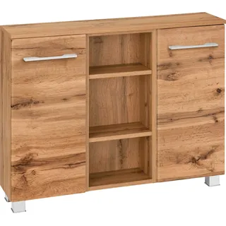 WELLTIME Badkommode WELLTIME "Soria", braun, B:90cm H:71cm T:20cm, MDF, Sideboards, Badkommode